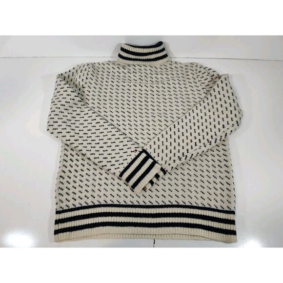 Tommy Hilfiger Wool Blend Turtle Neck Sweater Women's L Thick Heavy Winter - Picture 3 of 9